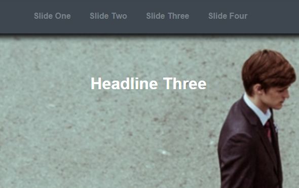 CSS Full width slider